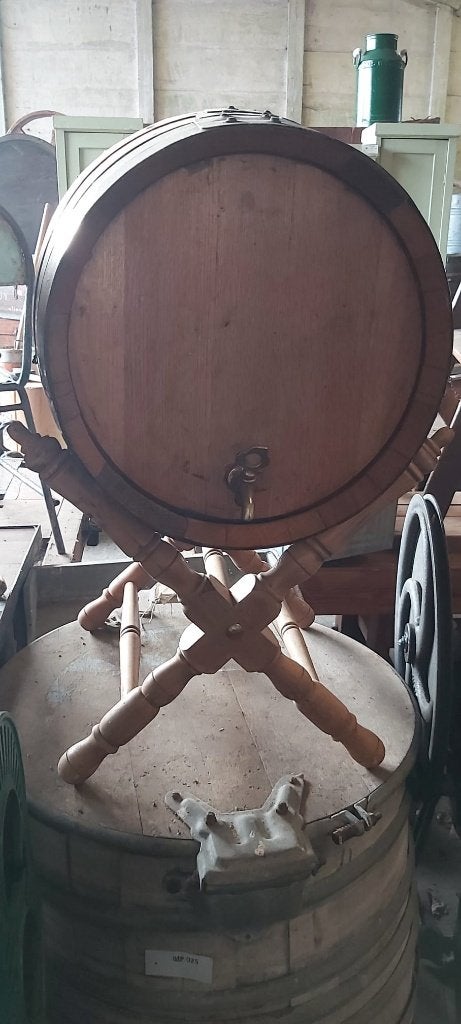Vintage Houten Wijnvat 50 L incl. kraan en bok, Ophalen, Nieuw, BarrelAtelier, Info@barrelatelier.nl