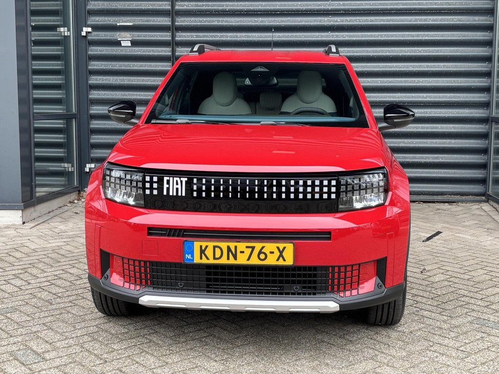 Fiat Grande Panda La Prima 11 kW 44 kWh 6+2 Jaar Garantie, Auto's, Fiat, Stof, Gebruikt, Panda, Automatische klimaatregeling