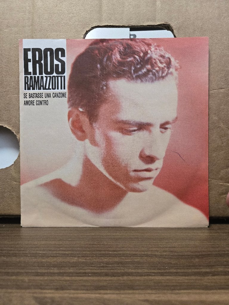 Eros Ramazzotti - Se bastasse una canzone, 7 inch, Ophalen of Verzenden, Zo goed als nieuw, Pop