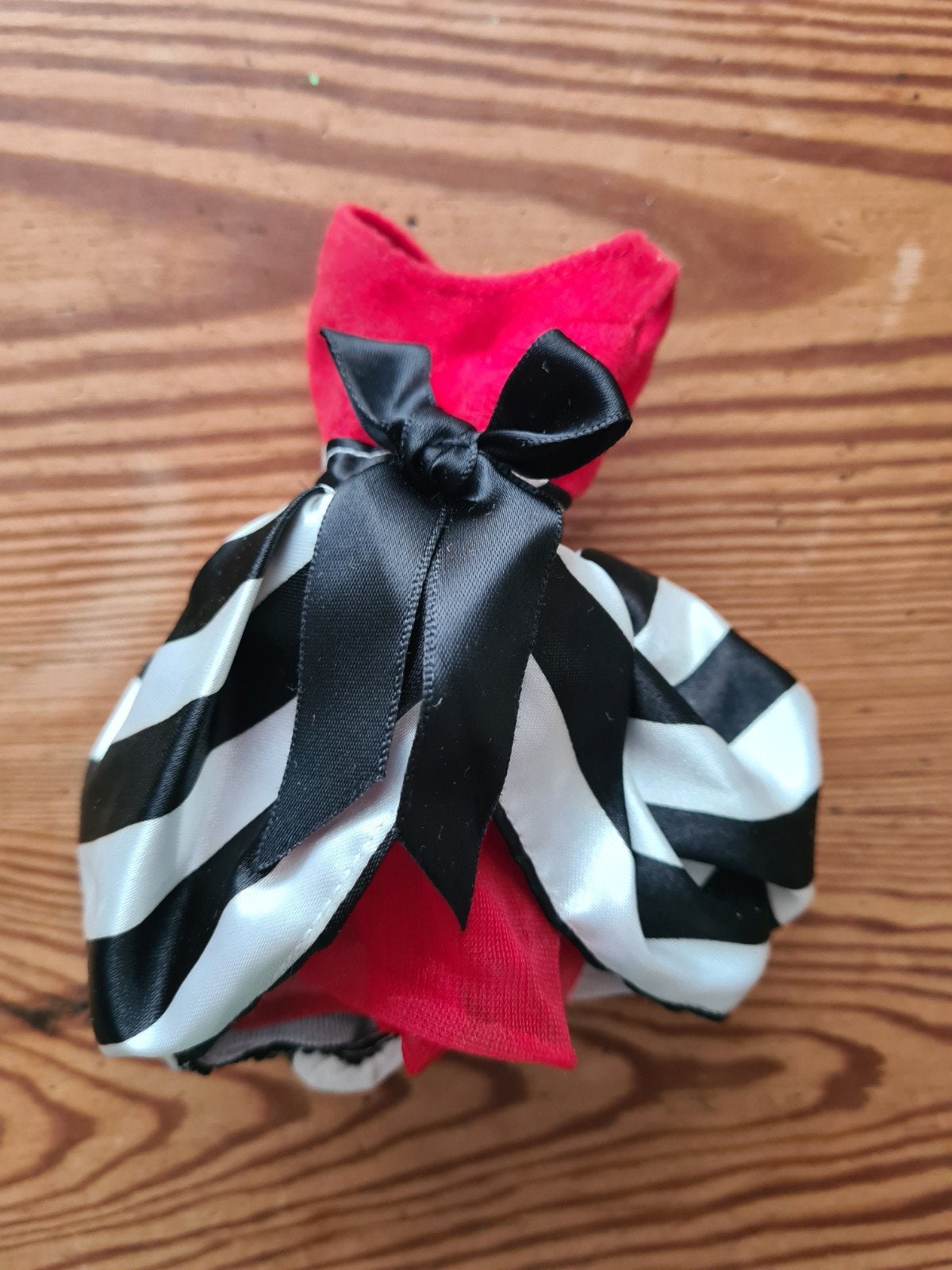 vintage BARBIE Mattel kleding Pofjurk met strik, Verzamelen, Ophalen of Verzenden, Gebruikt, Kleertjes
