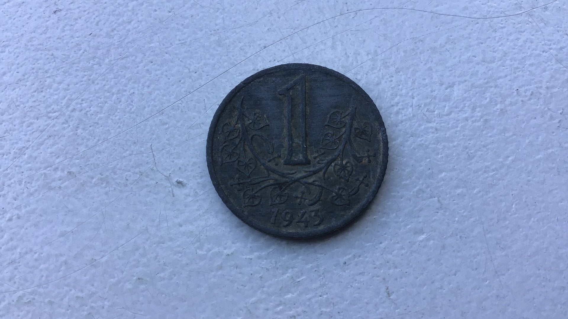 Bohemen en Moravie 1 korun 1943., Ophalen of Verzenden