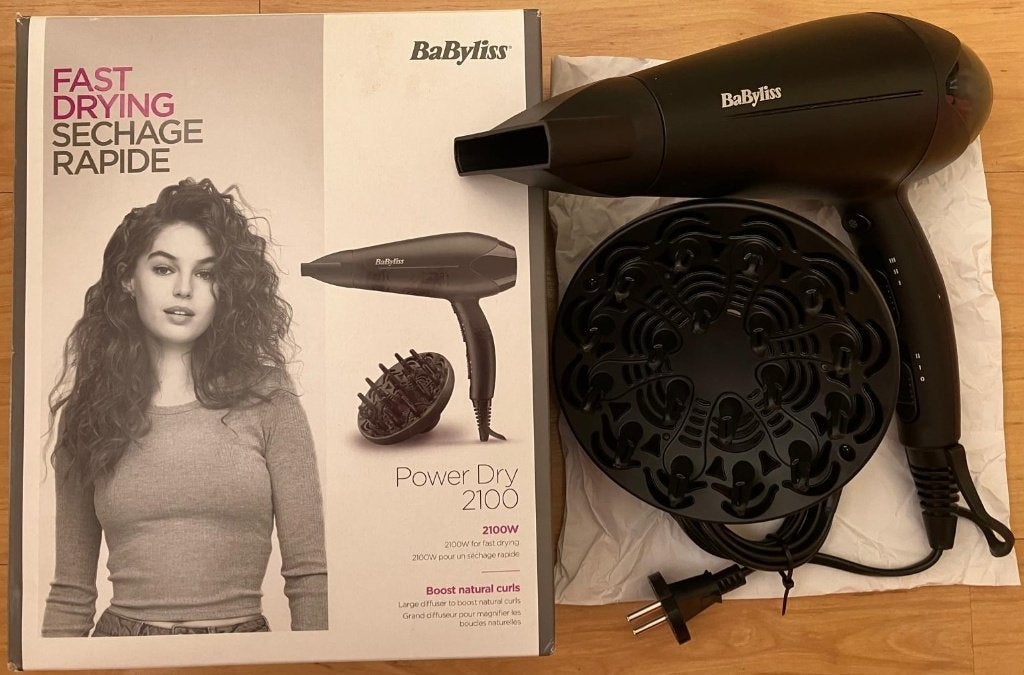 Babyliss Power Dry 2100 Haardroger/Föhn (D563DE)-NIEUW!, Ophalen of Verzenden, Nieuw, Föhn of Haardroger
