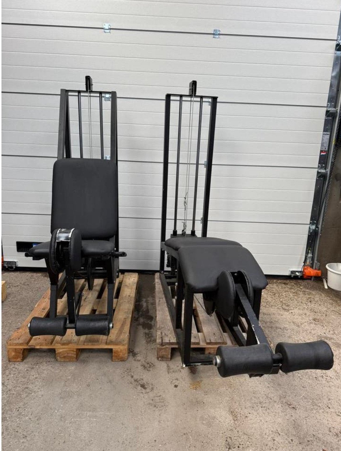 Panatta Leg curl / leg extension 2 machines / old school, Sport en Fitness, Ophalen, Benen, Gebruikt, -