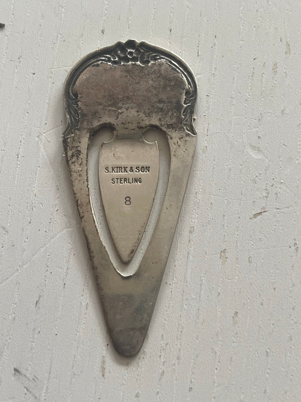 Vintage S. Kirk & Son Sterling Zilveren Bladwijzer, Ophalen, Zilver