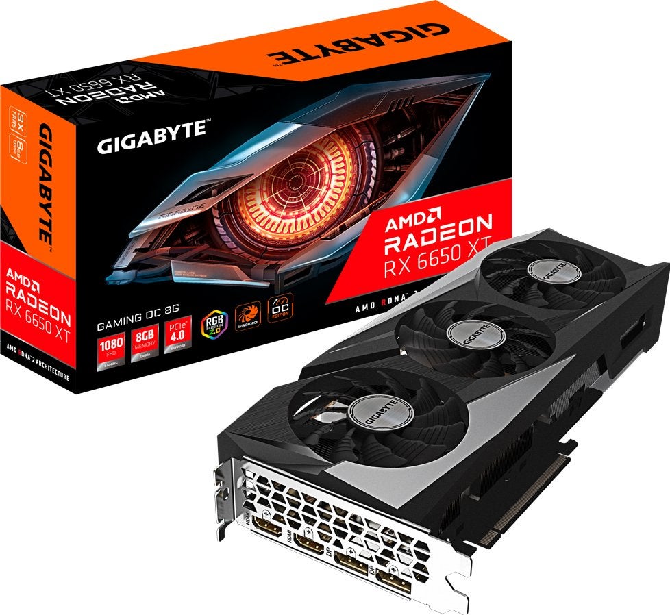 Gigabyte gaming OC RX 6650 XT 8G. Compleet met doos, Computers en Software, Videokaarten, Zo goed als nieuw, AMD, PCI-Express 4.0