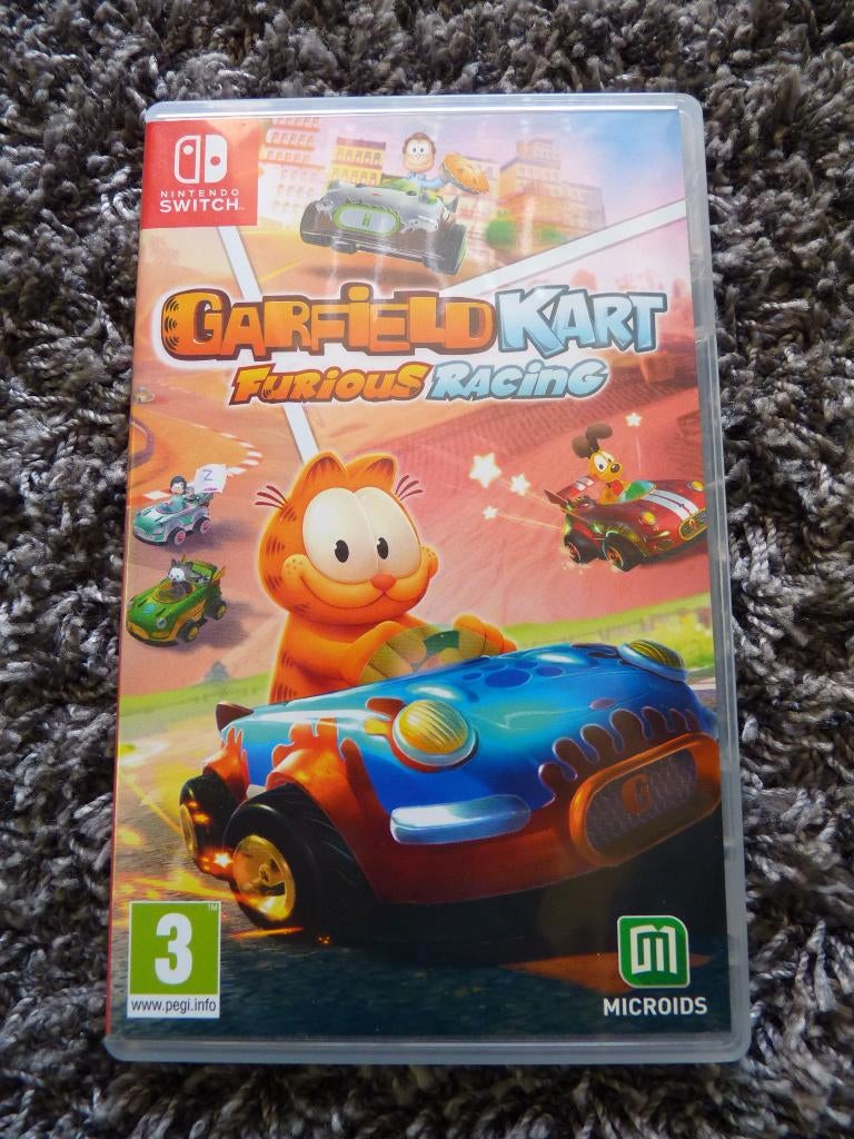 Garfield Kart Furious Racing Nintendo Switch 1&2, Racen en Vliegen, Ophalen of Verzenden, Zo goed als nieuw, 3 spelers of meer