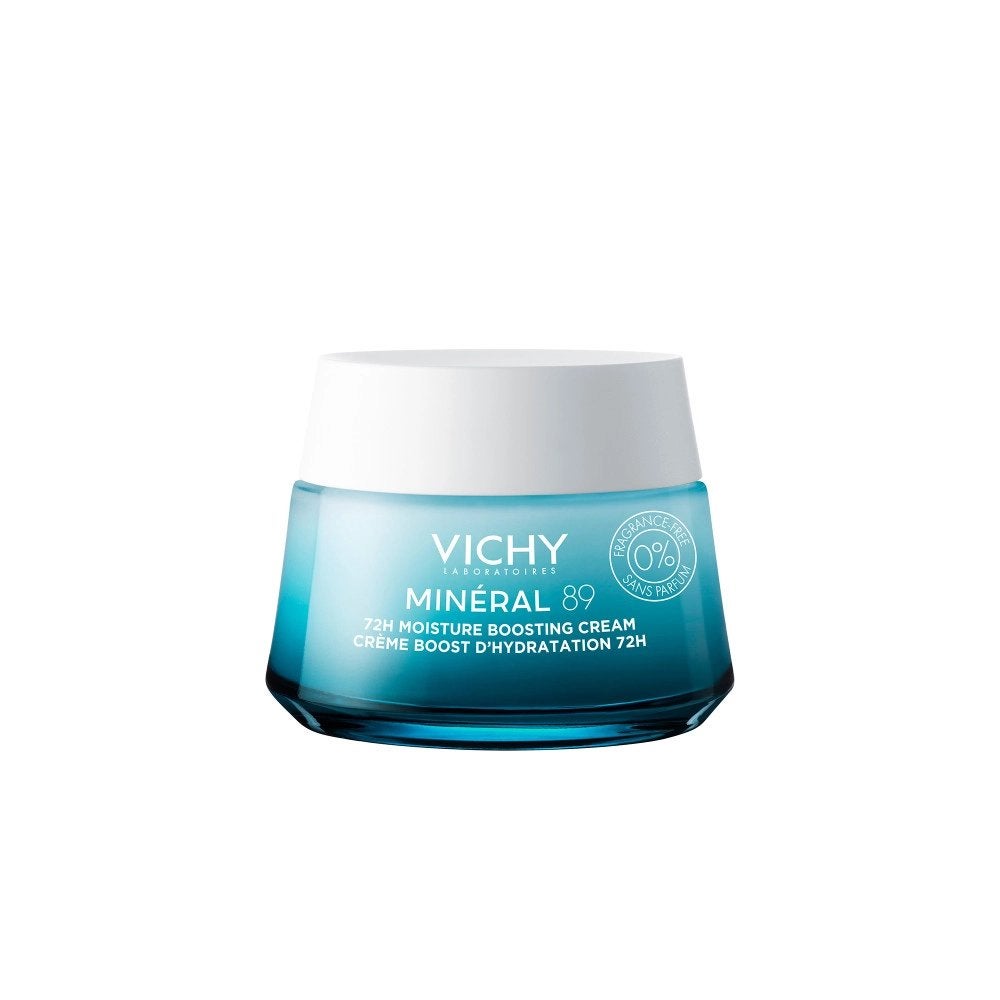 Vichy Minéral 89 Hydraterende Boost Crème 72 uur Parfumvrij, Verzenden, Nieuw, Gehele gezicht, Verzorging