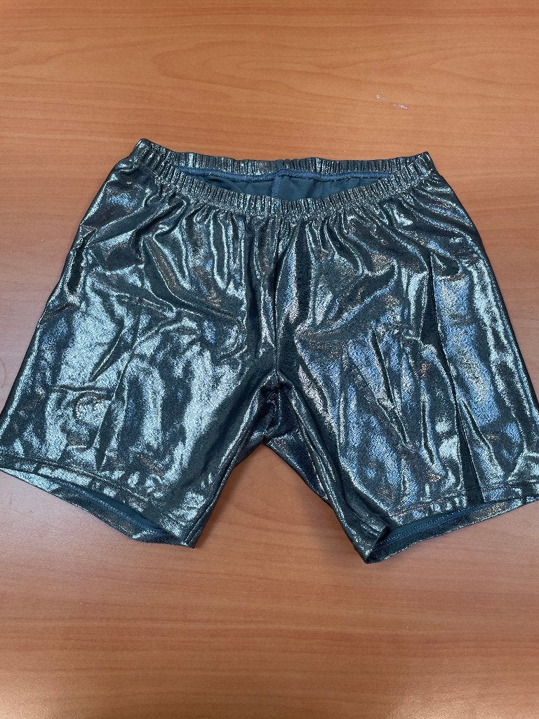 Turnbroekje zwart metallic – maat M, Maat 36 t/m 42, Ophalen of Verzenden, Zo goed als nieuw, Turnbroekje