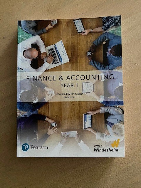 Studieboek Finance & Accounting - Year 1 - Windesheim, Mr H. Jager, Nieuw, Beta, HBO