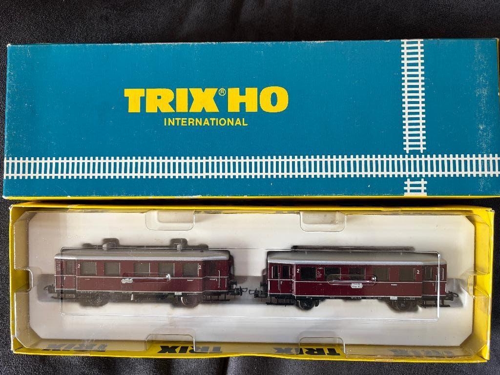 Trix 2470 H0 Dieseltreinstel VT 75 met bijwagen van de DB., Treinset, Gelijkstroom, Trix, Ophalen of Verzenden