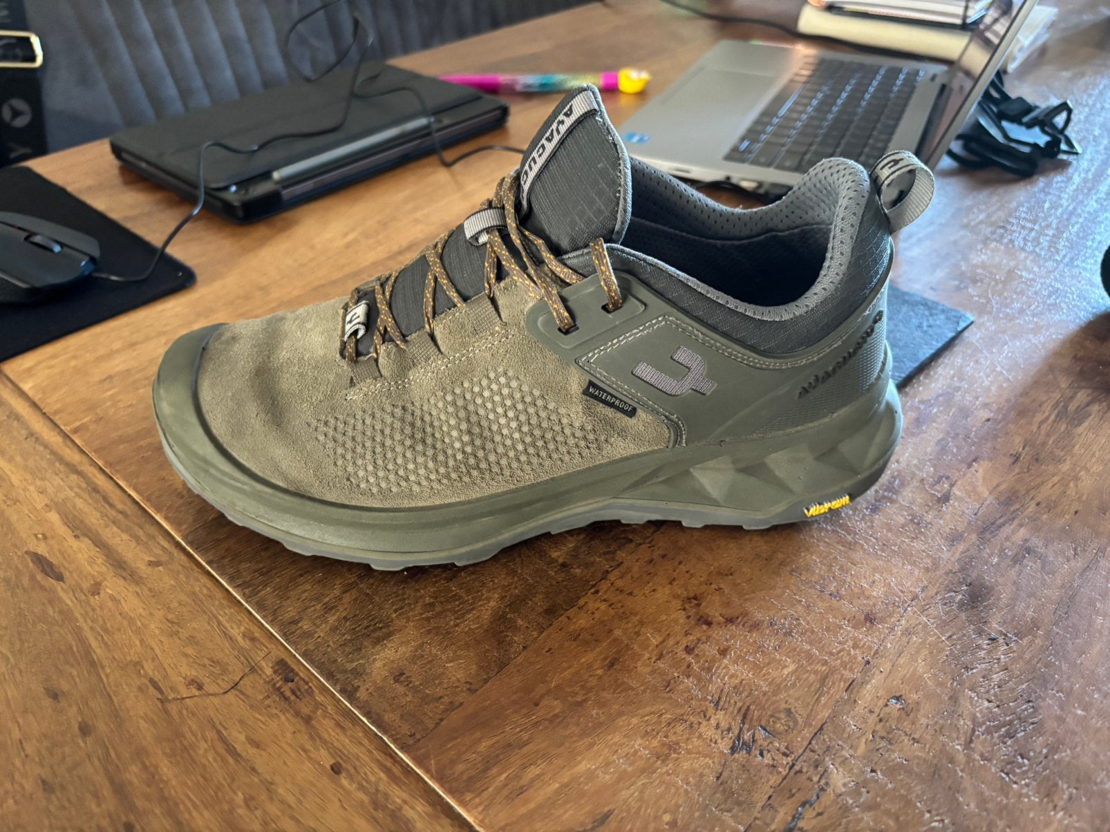 Ayacucho Groenen wandelschoen goede staat, Overige kleuren, Ophalen of Verzenden, Zo goed als nieuw, Wandelschoenen of Bergschoenen