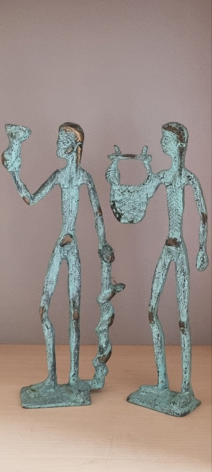 Griekse/Etruskische goden: Asclepius en Apollo figuren, Ophalen of Verzenden