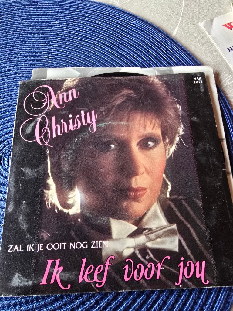 ann christy zal ik je ooit nog zien, Cd's en Dvd's, Vinyl | Nederlandstalig, Verzenden, Gebruikt, 7 inch, Levenslied of Smartlap