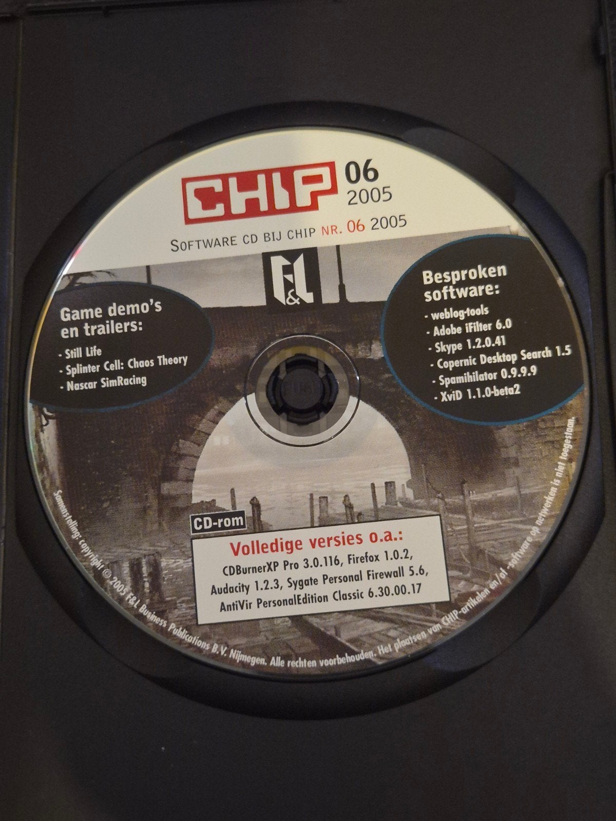 CHIP Software CD 06/2005 met games en software, Spelcomputers en Games, Gebruikt, Overige genres, 1 speler, Ophalen of Verzenden