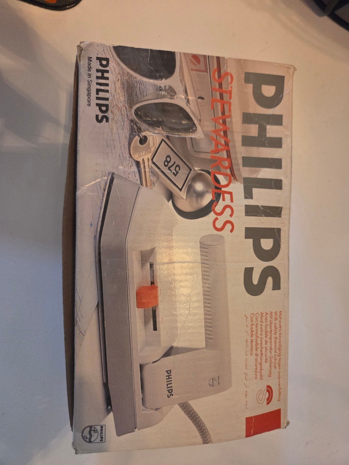 Philips Stewardess Handstrijkijzer - Vintage Reisstrijkijzer, Witgoed en Apparatuur, Ophalen of Verzenden