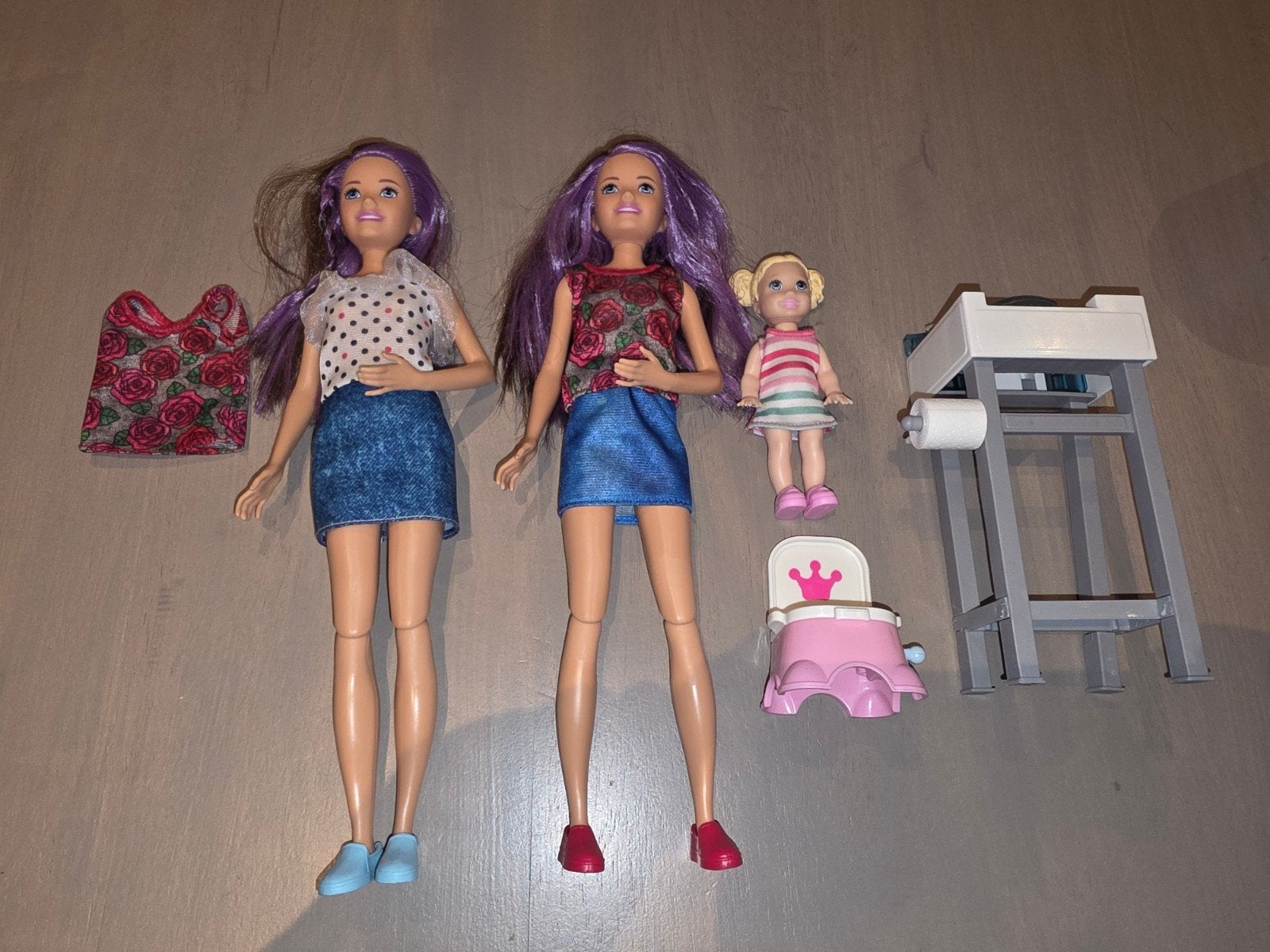 barbie skipper babysitters, Kinderen en Baby's, Ophalen of Verzenden, Gebruikt, Barbie