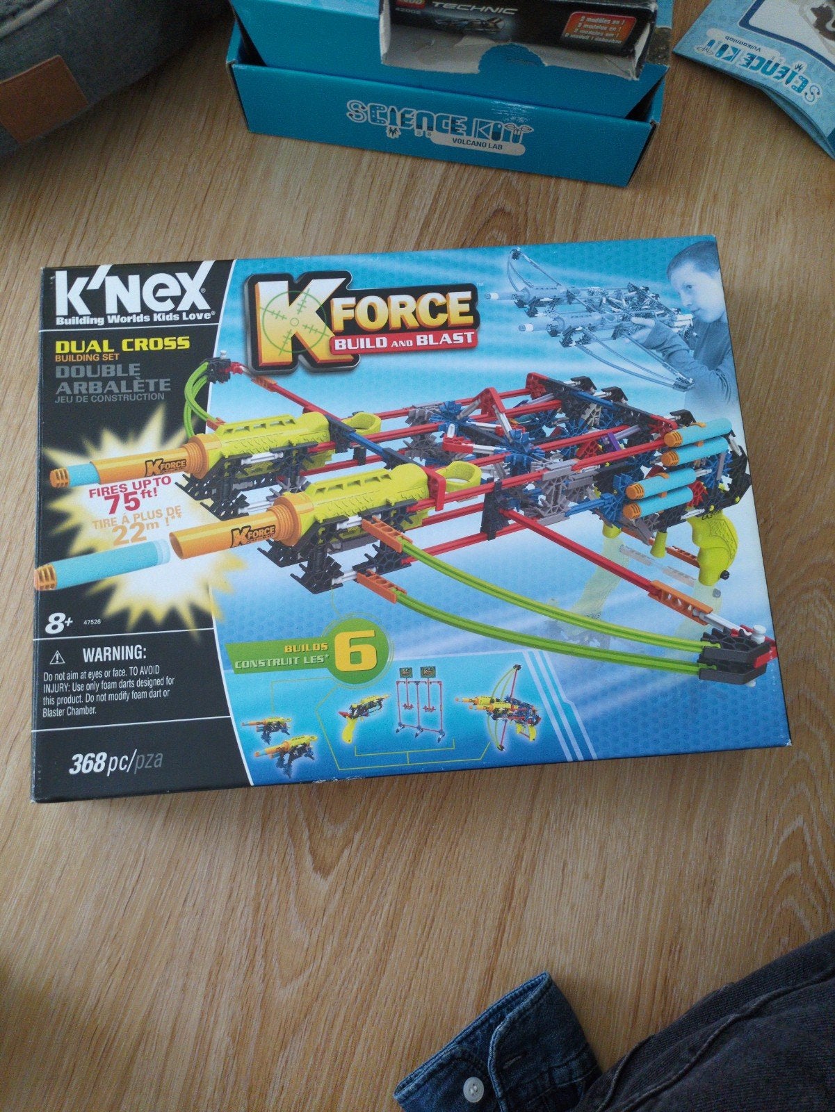 K'nex K-Force Dual Cross Bouwset - Schietplezier!, Ophalen of Verzenden, Zo goed als nieuw, K'nex