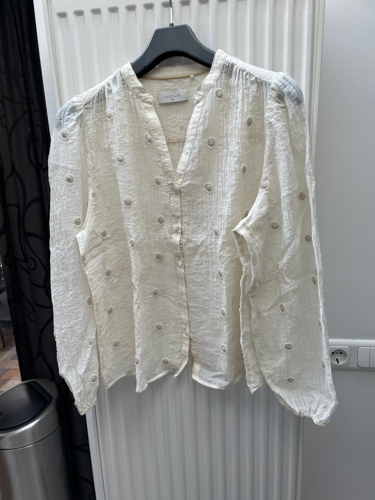 Z.G.A.N. Nukus blouse creme mt XL, Ophalen of Verzenden