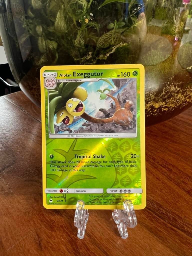 Pokémon Alolan Exeggutor 2/131 - Forbidden Light, Ophalen of Verzenden, Zo goed als nieuw, Losse kaart