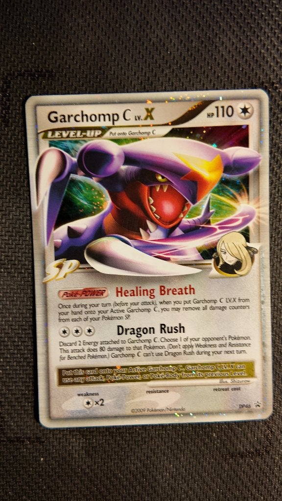 Garchomp C LV.X DP46 DP Black Star Promos | Pokemon kaart, Ophalen, Zo goed als nieuw, Losse kaart, Foil