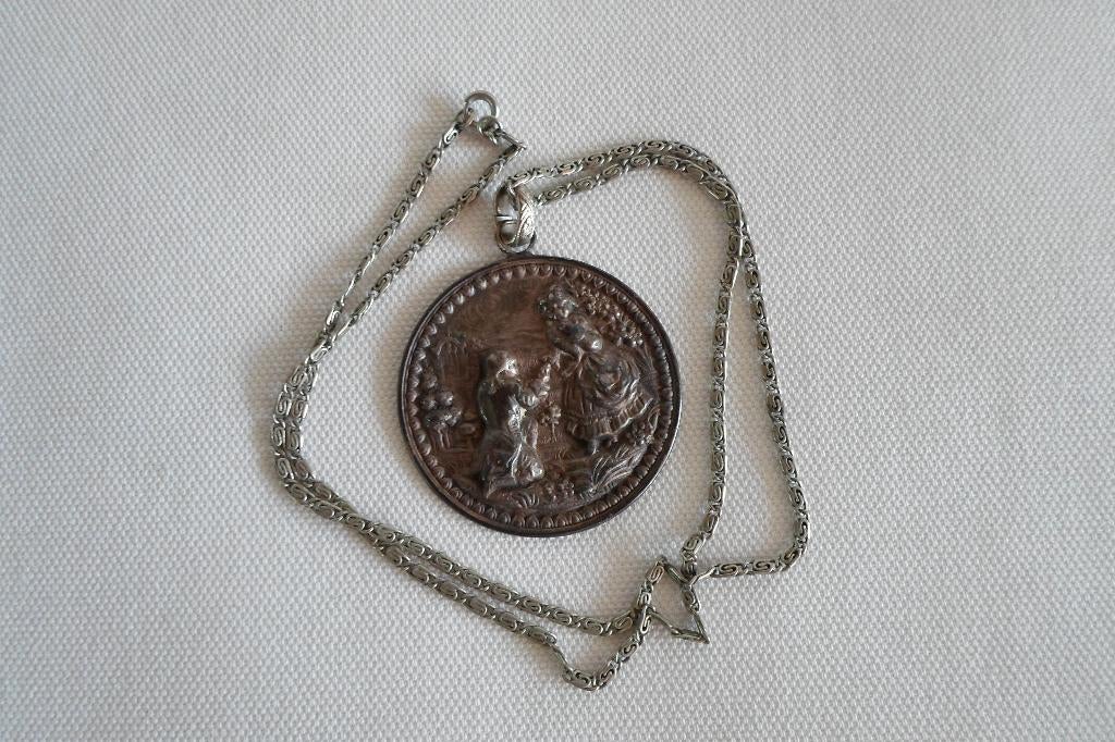 Antieke Huwelijkspenning, Ophalen of Verzenden
