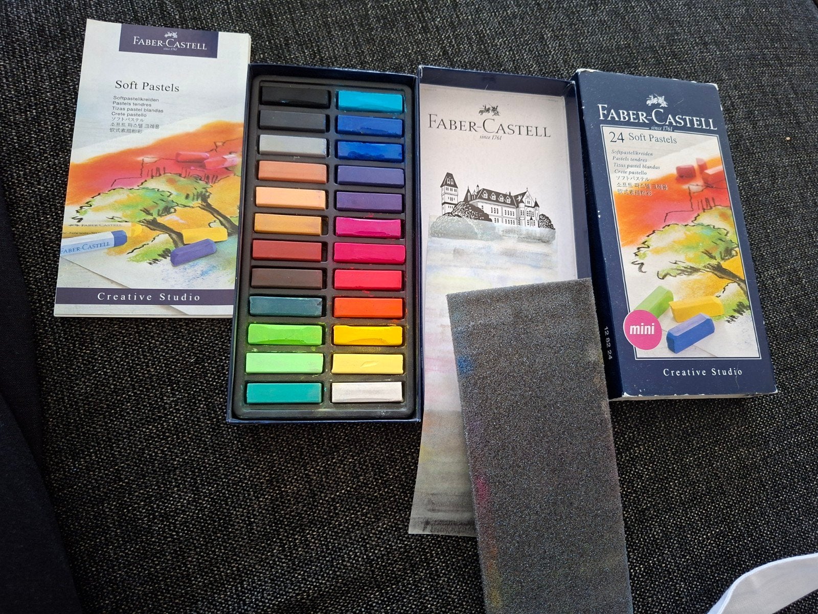 Faber-Castell Soft Pastels - 24 kleuren Creative Studio, Ophalen of Verzenden, Gebruikt, Overige typen