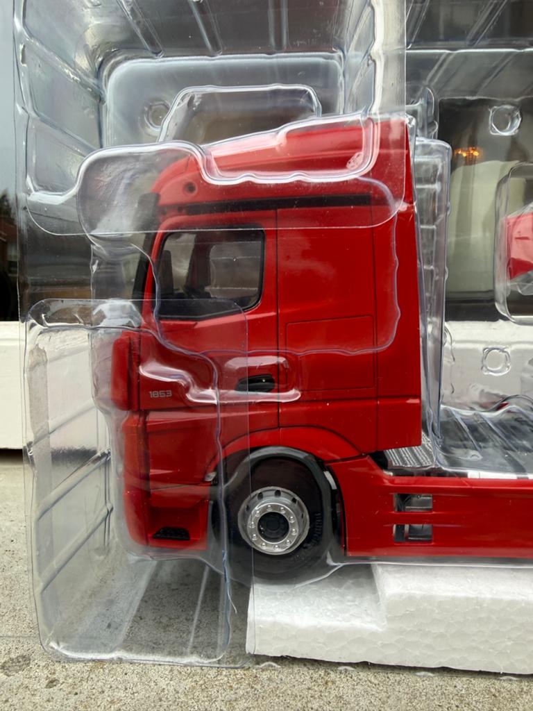 1:24 Mercedes Actros rood 2019 Truck Solido, Hobby en Vrije tijd, Modelauto's | 1:24, Nieuw, Ophalen of Verzenden, Bus of Vrachtwagen