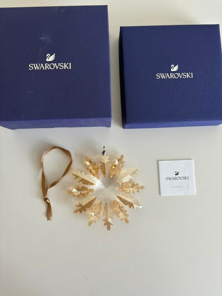Swarovski groot winter ornament, Ophalen of Verzenden, Zo goed als nieuw, Figuurtje