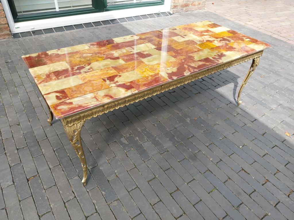 Onyx salon tafel jaren 50 - 60, Ophalen