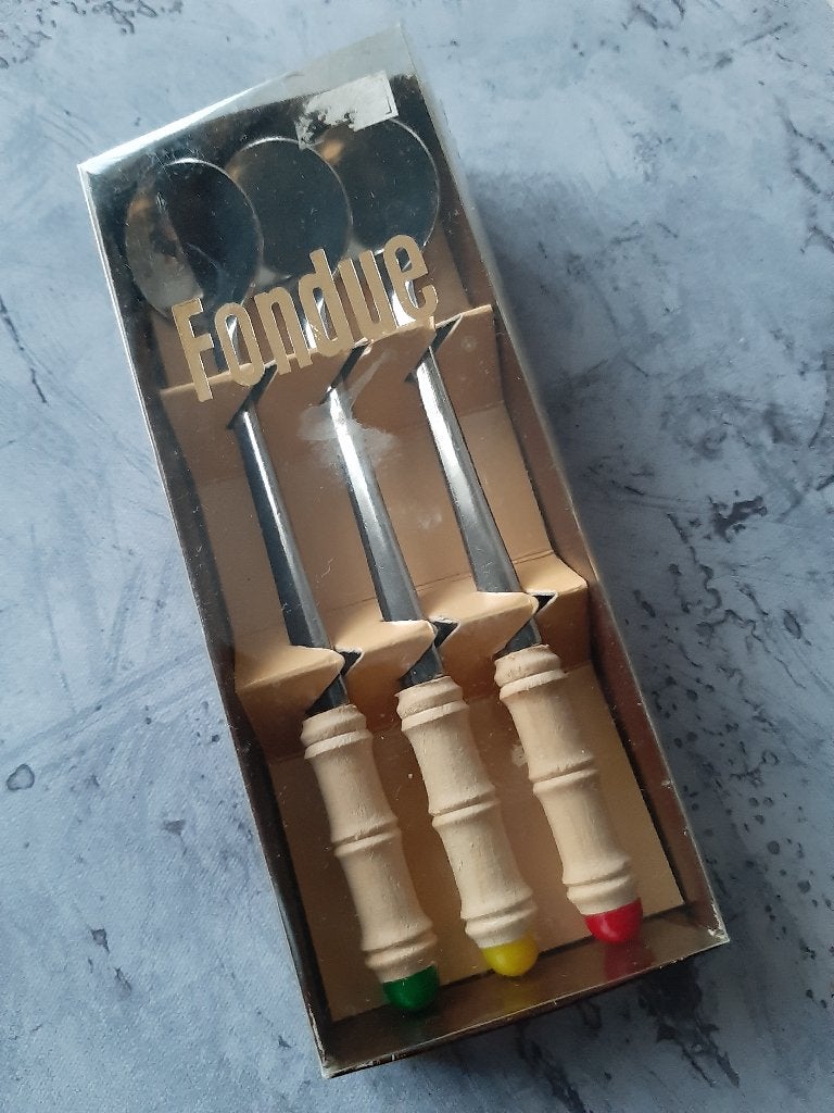 Vintage Fondue/Gourmet sauslepeltjes. (3 stuks), Overige materialen, Verzenden, Overige typen, Nieuw