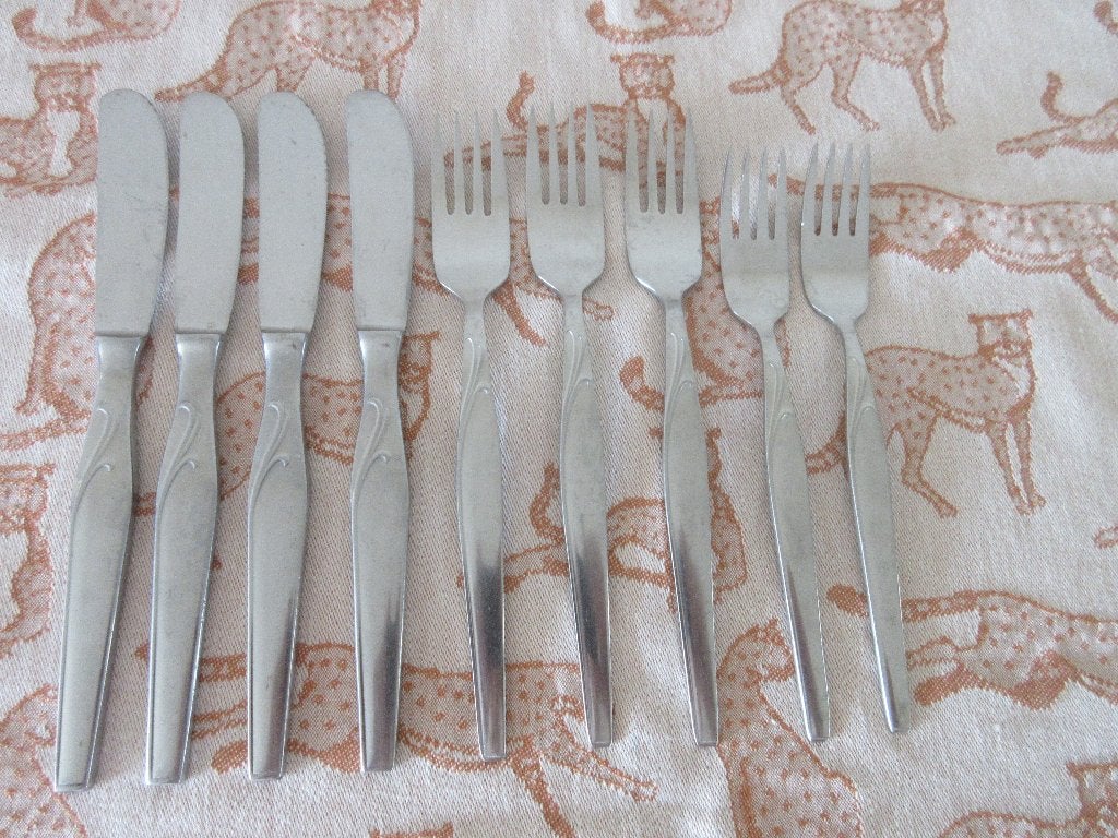 Sola Paola 9 Delen voor € 9,00, Ophalen of Verzenden, Gebruikt, Rvs of Chroom, Los bestek