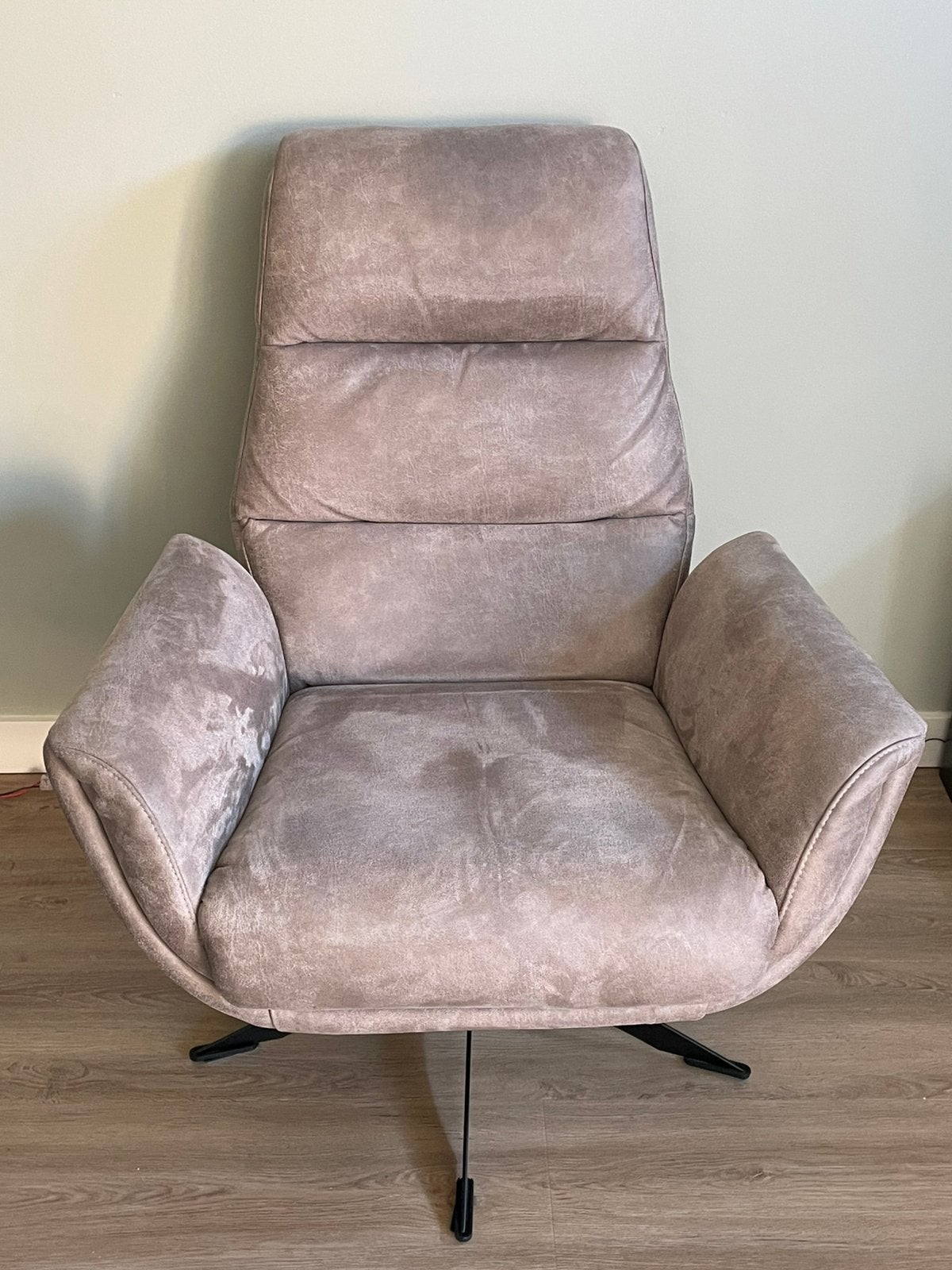 Relax fauteuil, draaibaar, Huis en Inrichting, Ophalen, Overige materialen, Minder dan 75 cm, Zo goed als nieuw