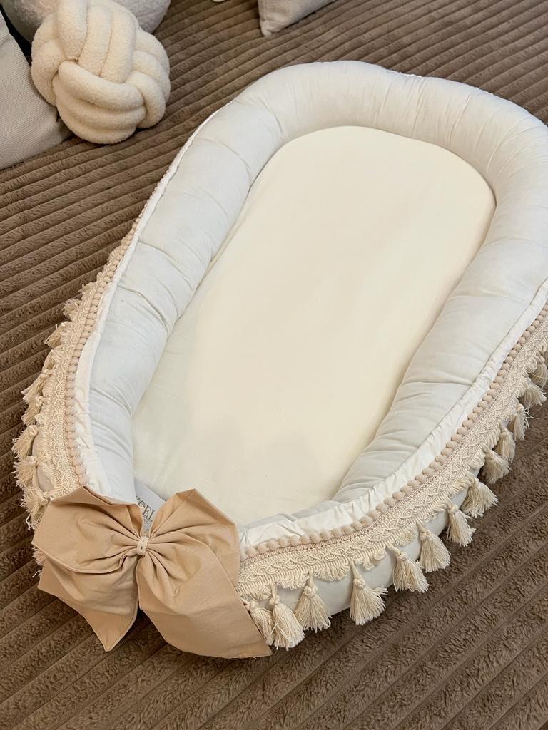 Babynest wit met beige NIEUW, Kinderen en Baby's, Babywiegjes en Ledikanten, Ophalen, Nieuw, Overige typen