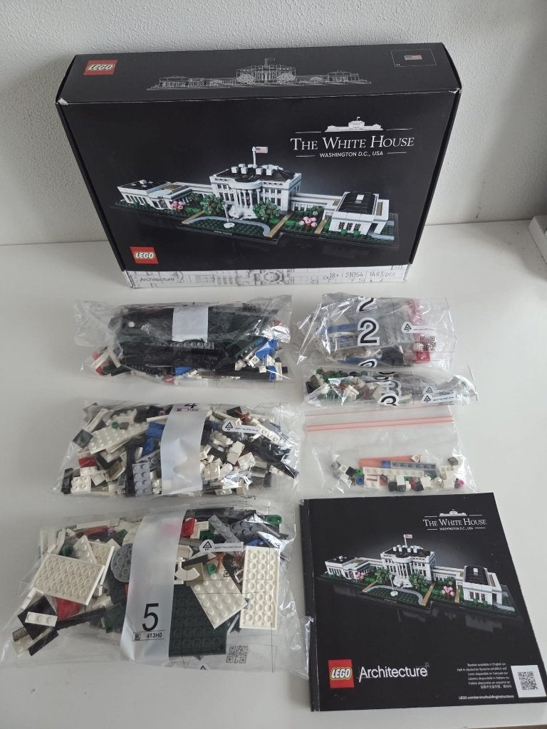 21054 White House LEGO Architecture, Lego, Architecture, Ophalen of Verzenden, Zo goed als nieuw