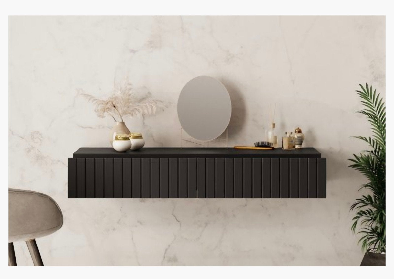 Kaptafel, Meubella, NIEUW, Ophalen, Nieuw, Minder dan 45 cm, 70 cm of meer