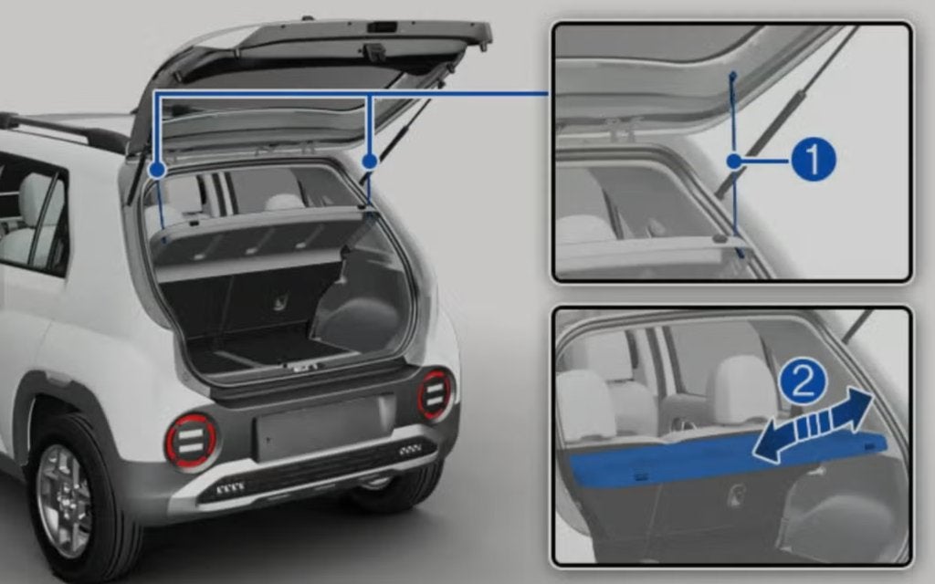 Hyundai Inster Hoedenplank Nieuw – Origineel Bagagescherm, Ophalen, Nieuw