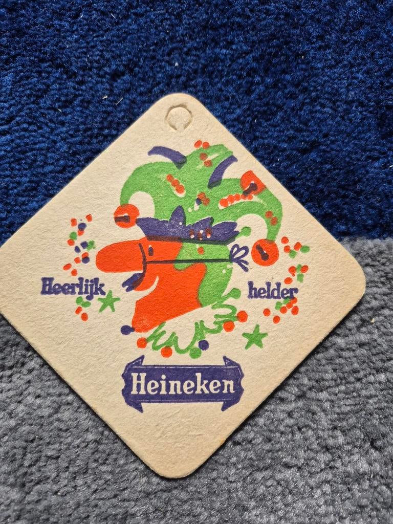 Heineken Carnaval Bierviltje - Heerlijk Helder, Ophalen of Verzenden
