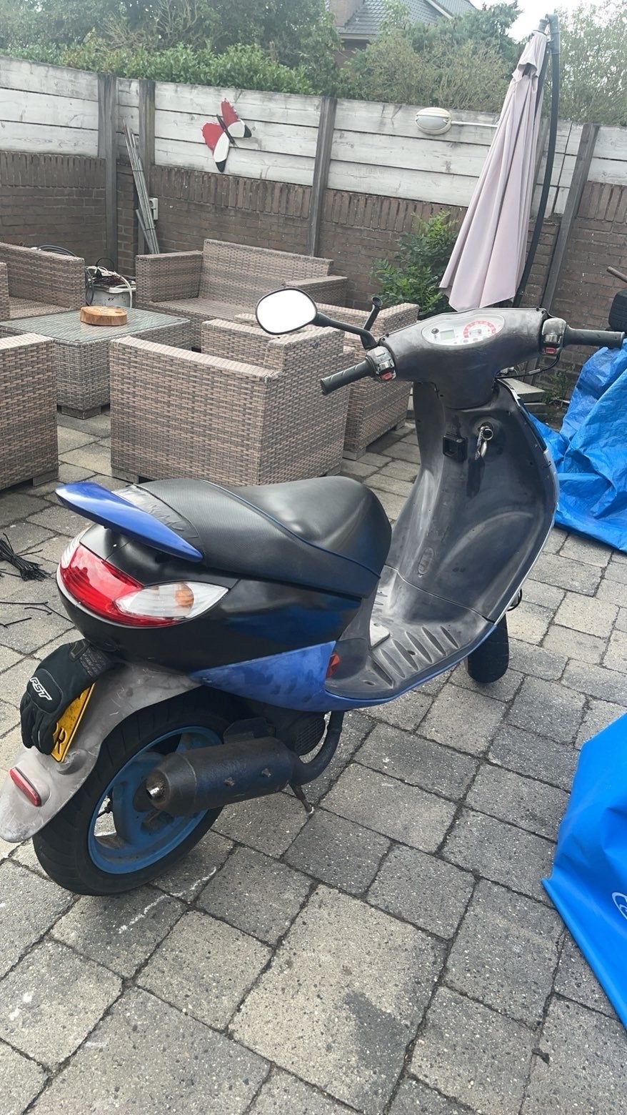 Peugeot Vivacity 2005 - Opgevoerd, te koop/ruil, Fietsen en Brommers, Ophalen, Gebruikt, Overige modellen, Maximaal 45 km/u