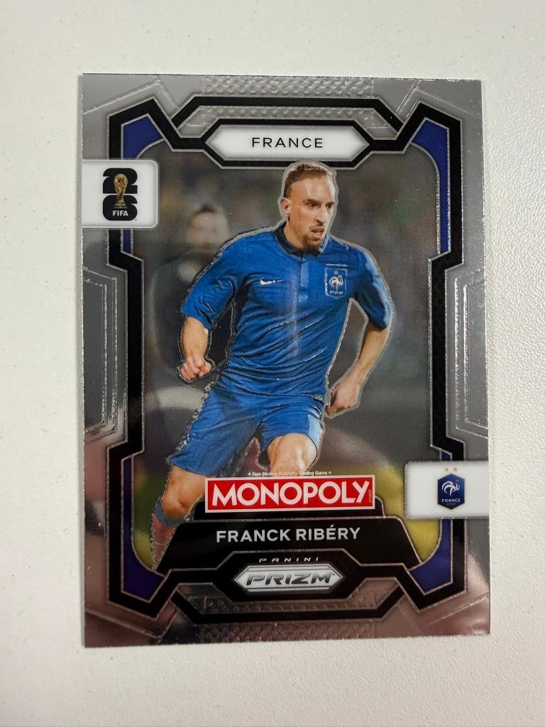 8 Franck Ribery Prizm Monopoly World Cup 2026, Ophalen of Verzenden, Nieuw, Buitenlandse clubs, Poster, Plaatje of Sticker