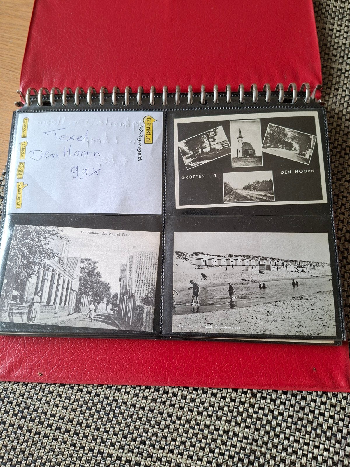Texel - Den Hoorn  99 kaarten (ca. 1920-1940), Verzamelen, Ophalen of Verzenden, 1940 tot 1960, Gelopen, Waddeneilanden