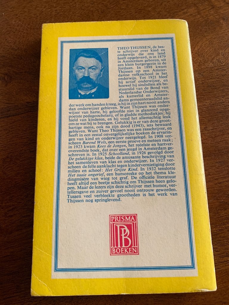 Barend Wels - Theo Thijssen (Derde druk), Boeken, Ophalen of Verzenden, Gelezen