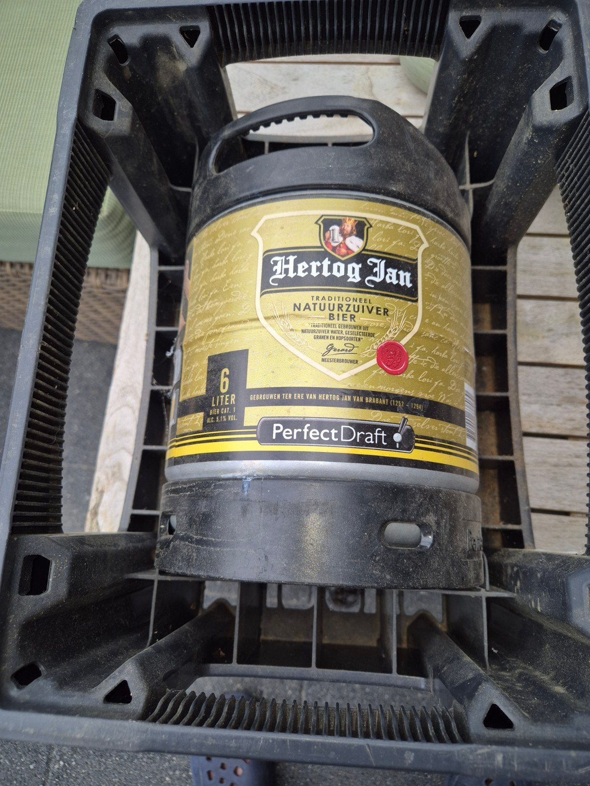 Leeg Hertog Jan PerfectDraft fust voor de verzamelaar, Ophalen, Gebruikt
