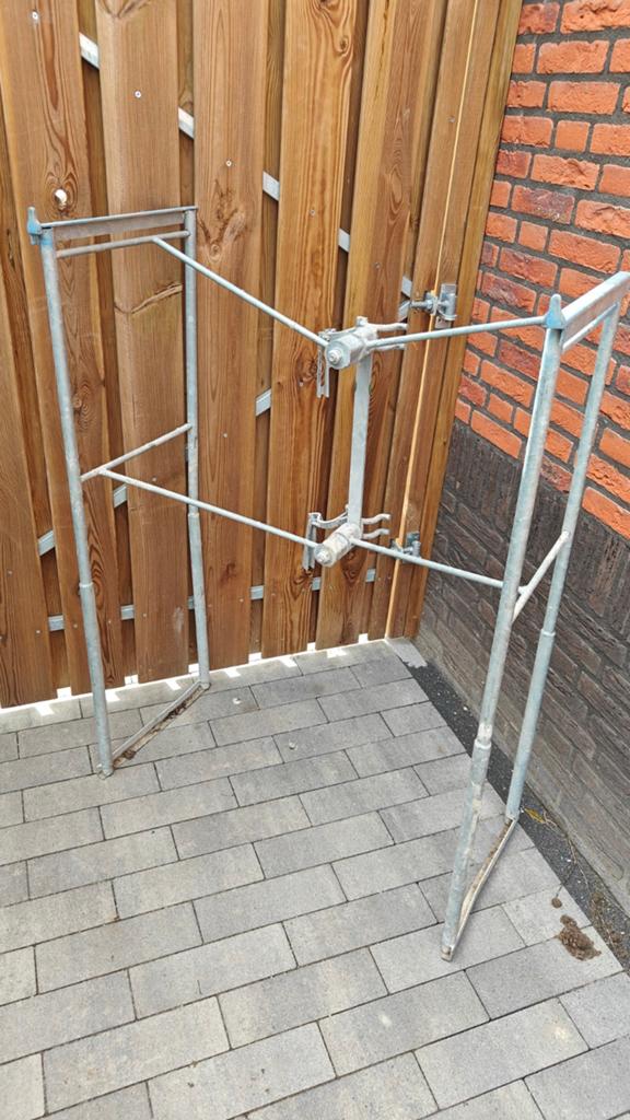 Steigerbokken opperboys opperschraag schragen steiger metsel, Ophalen, Gebruikt