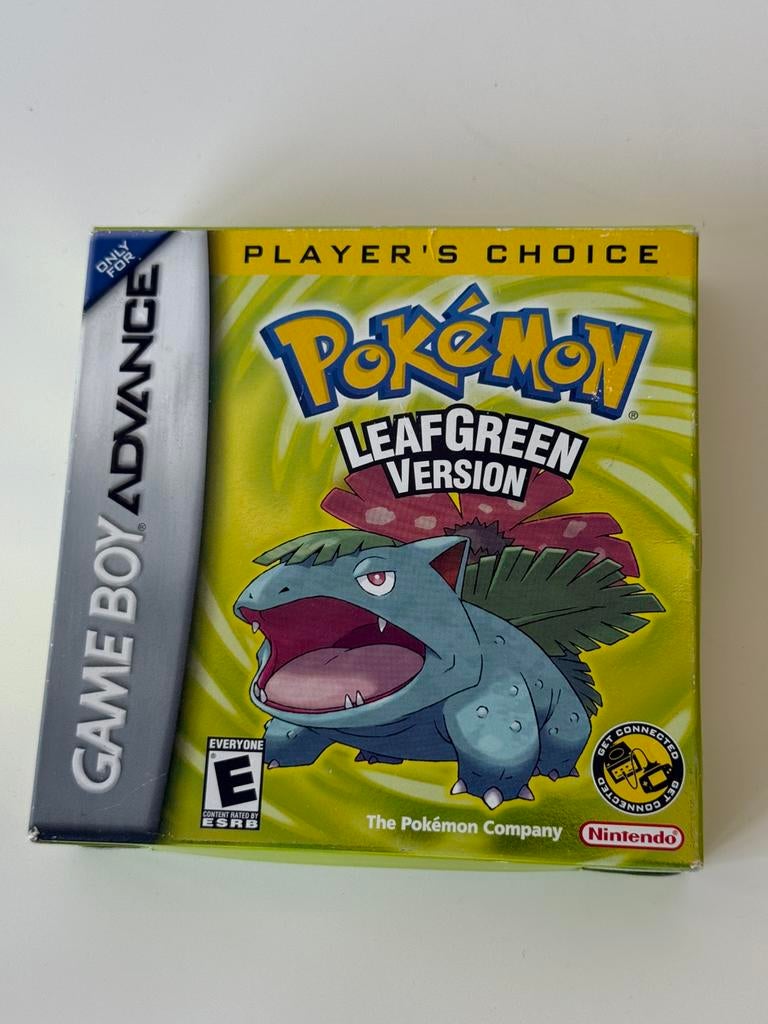Pokémon LeafGreen doosjes (zonder spel) Compleet met boekjes, Gebruikt, 1 speler, Ophalen of Verzenden, Role Playing Game (Rpg)