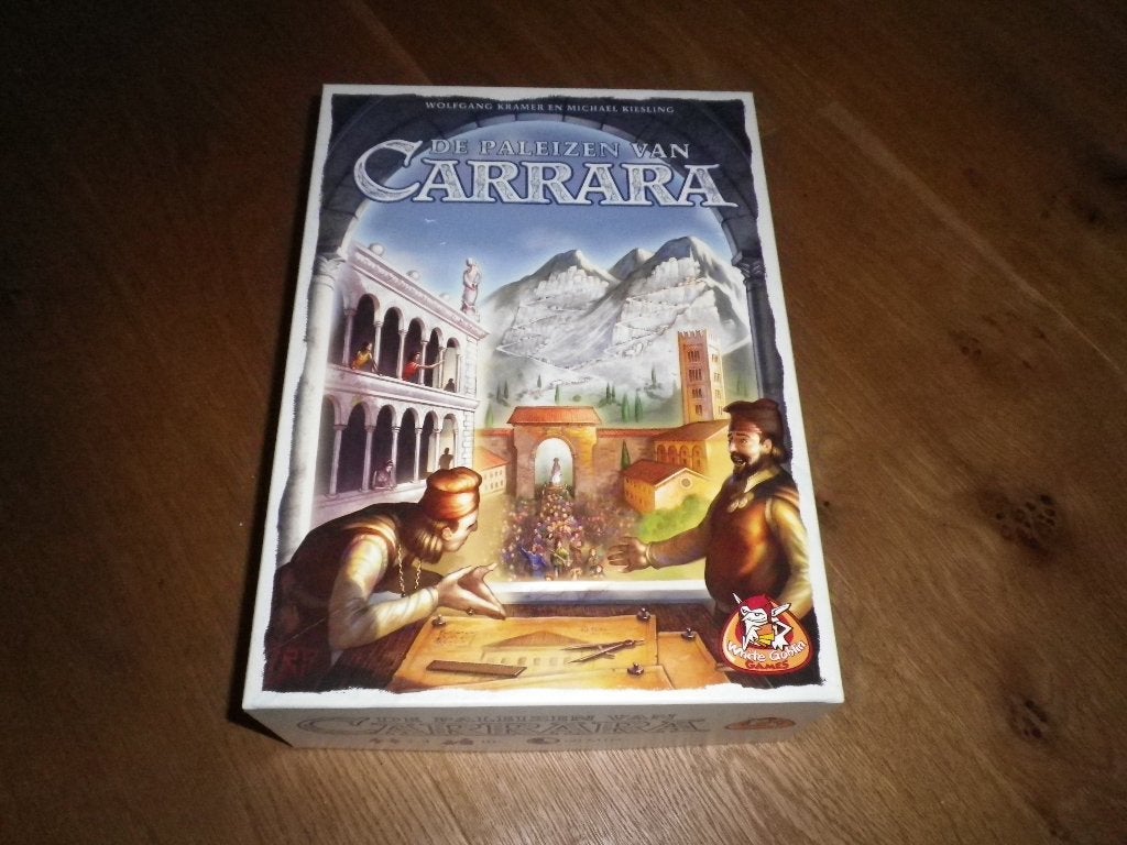 De paleizen van Carrara, Ophalen, Zo goed als nieuw, White Goblin Games