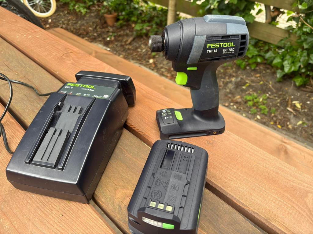 Festool TID 18 slagschroevendraaier, Doe-het-zelf en Verbouw, Gereedschap | Boormachines, Verzenden, Zo goed als nieuw, 400 tot 600 watt