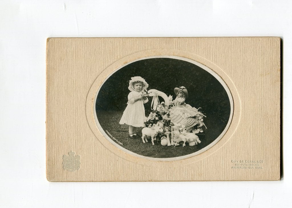 Kabinetfoto. Prinses Juliana. 1911., Foto, Ophalen of Verzenden, Zo goed als nieuw, Voor 1940