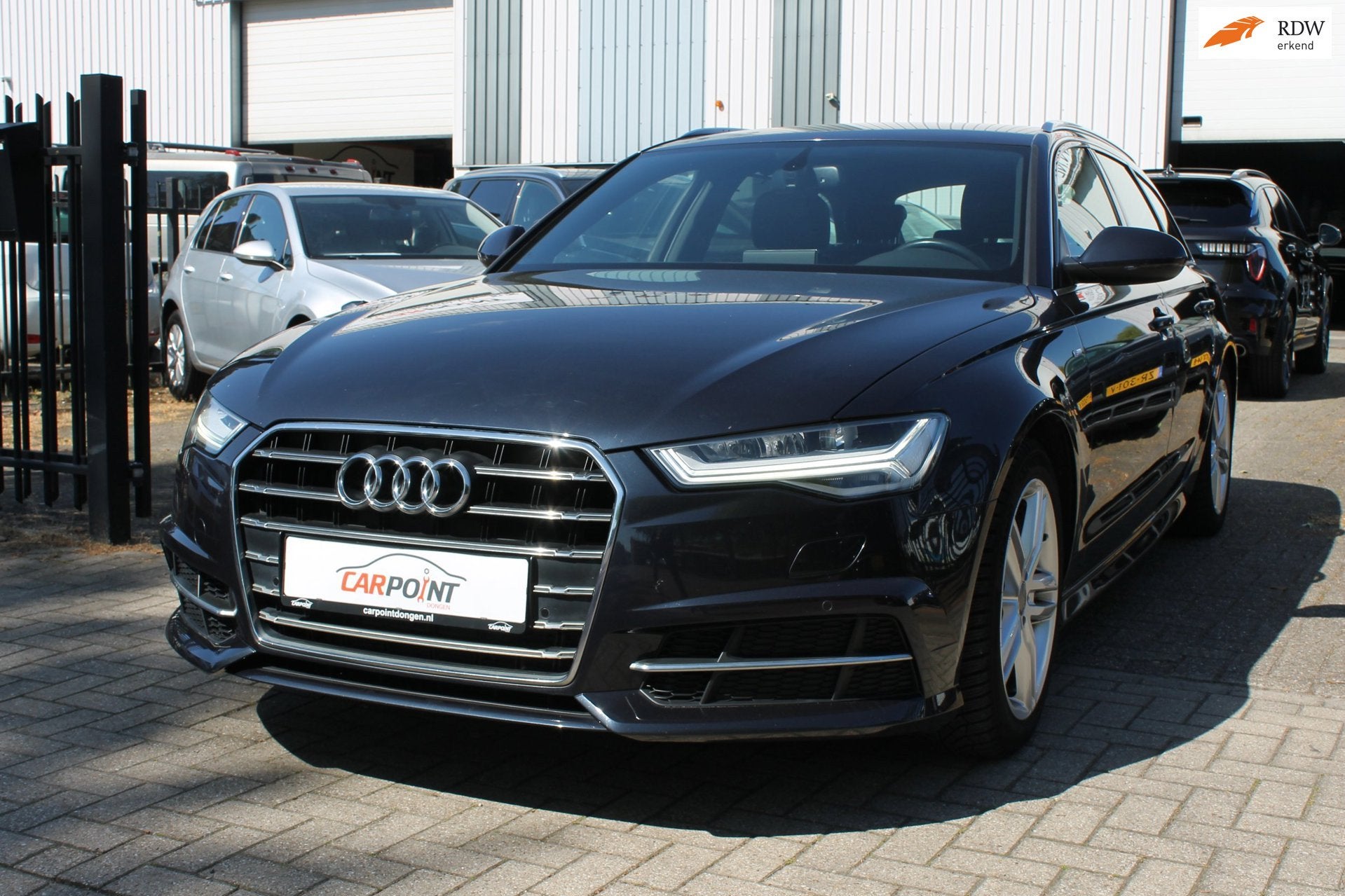 Audi A6 Avant 1.8 TFSI ultra S-Line Trekhaak 1e Eigenaar LED, Gebruikt, Zwart, Blauw, Origineel Nederlands