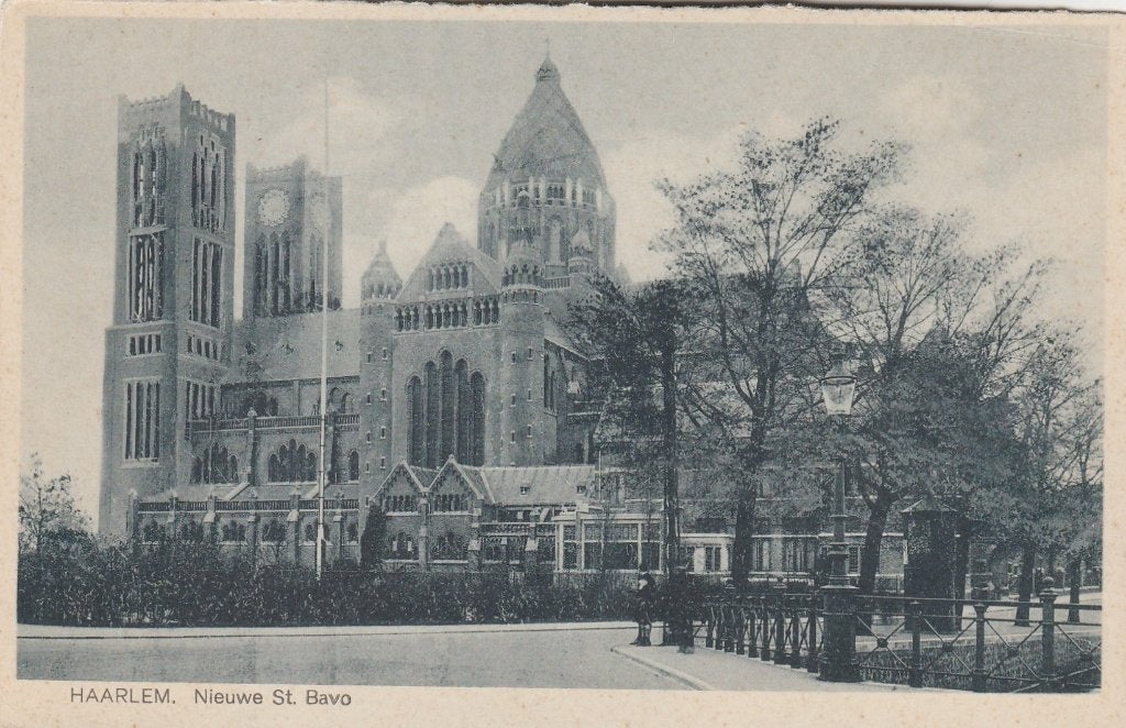 haarlem- nieuwe st bavo, Ophalen of Verzenden, Voor 1920, Noord-Holland