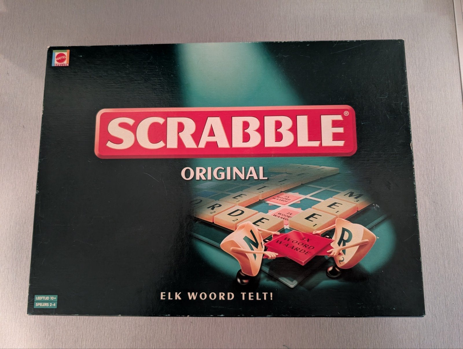 Scrabble Original Bordspel - Compleet en in goede staat, Drie of vier spelers, Ophalen of Verzenden, Zo goed als nieuw, Mattel